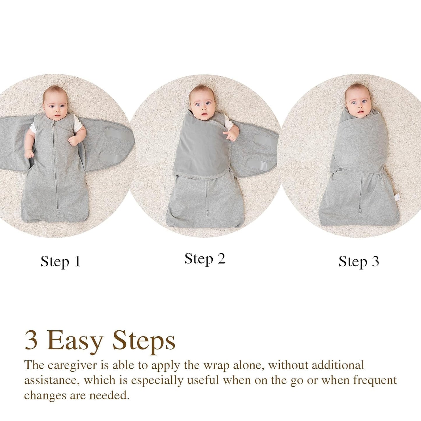 Swaddle-Blanket Baby Girl & Boy Swaddles Newborn Infant Transition 100% Cotton Wrap Blankets, 3-Way Adjustable Wearable Blanket, TOG 1.0 (Multicolored Triangle, 0-3 Month)