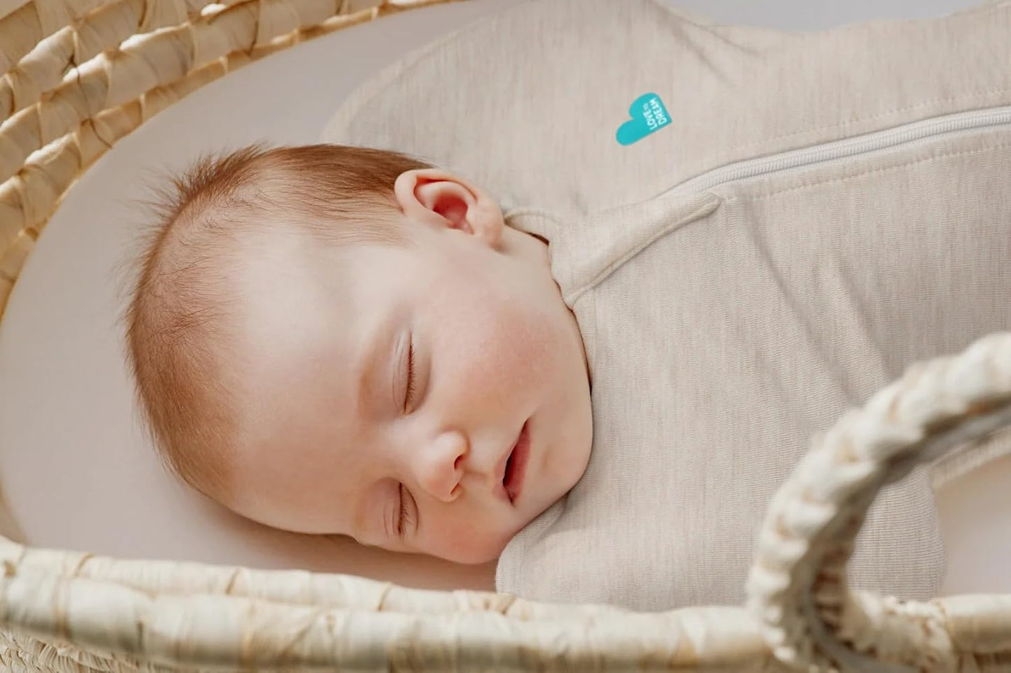 Love to Dream Swaddle UP, Sleep Sack 0-3 Months, Self-Soothing, Improves Sleep, Snug Fit Helps Calm Startle Reflex, Baby Essentials Must Haves Newborn, 1.0 TOG, 13-19 lbs, Oatmeal