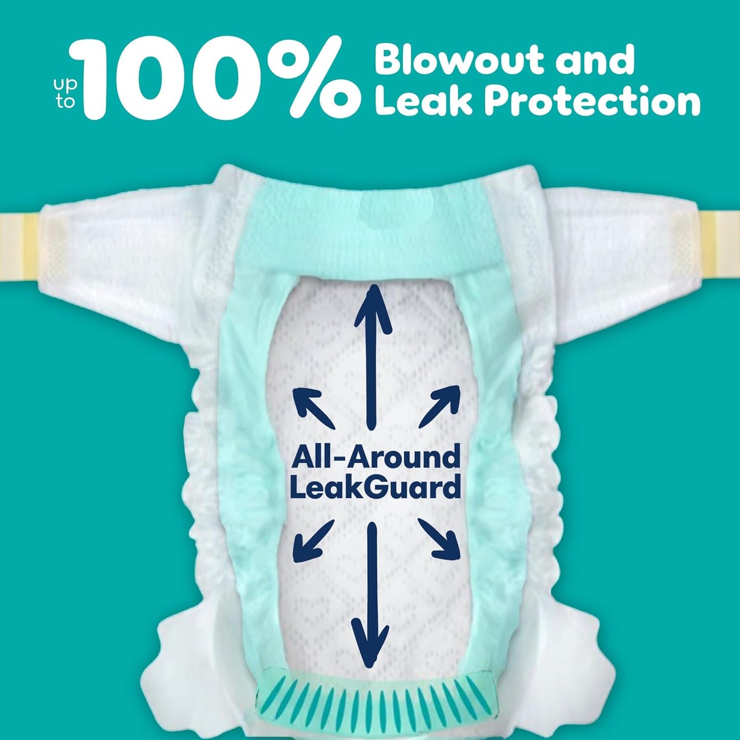 Pampers Baby Diapers - Swaddlers - Size 8, 38 Count, Ultra Absorbent Disposable Infant Diaper