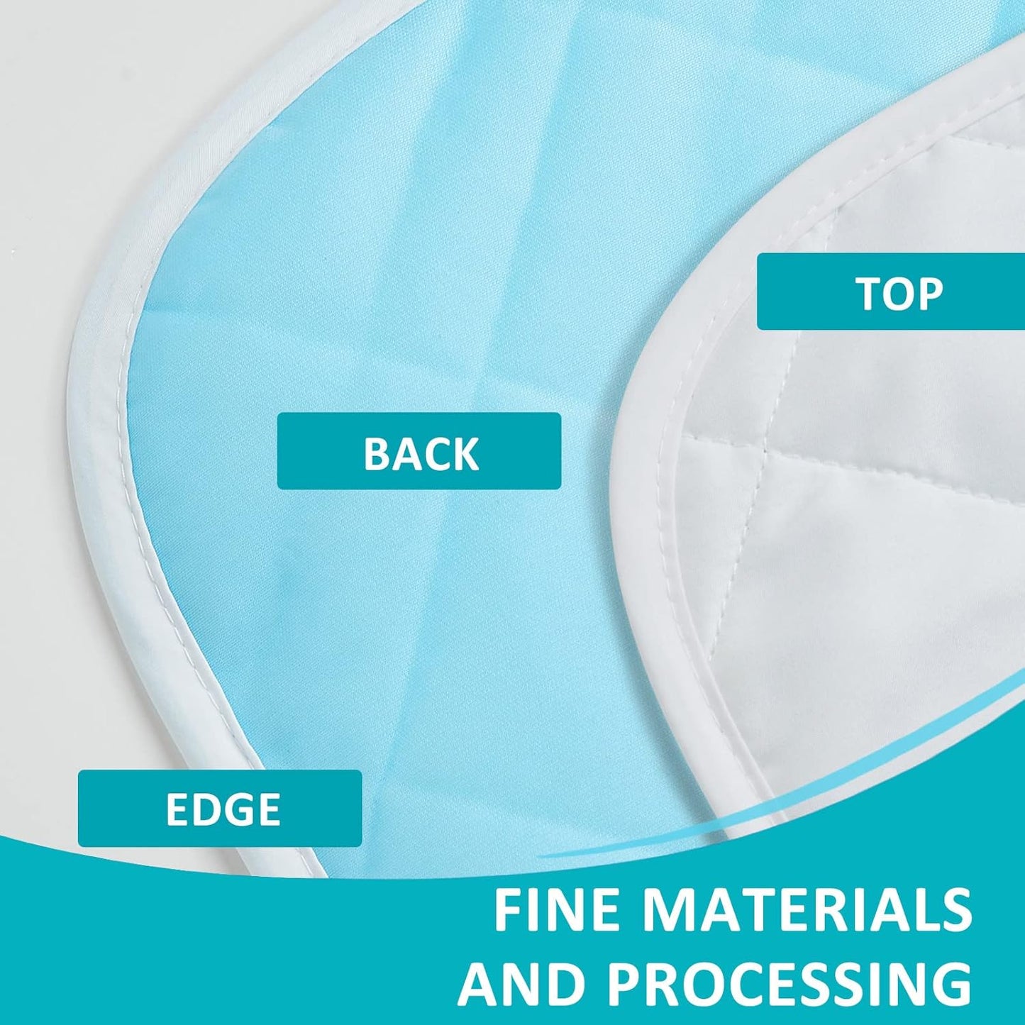 KANECH Washable Waterproof Incontinence Bed Pads - 44"x52" - Heavy Absorbency Reusable Underpads for Adults, Elderly and Kids - Slip Resistant Mattress Protector