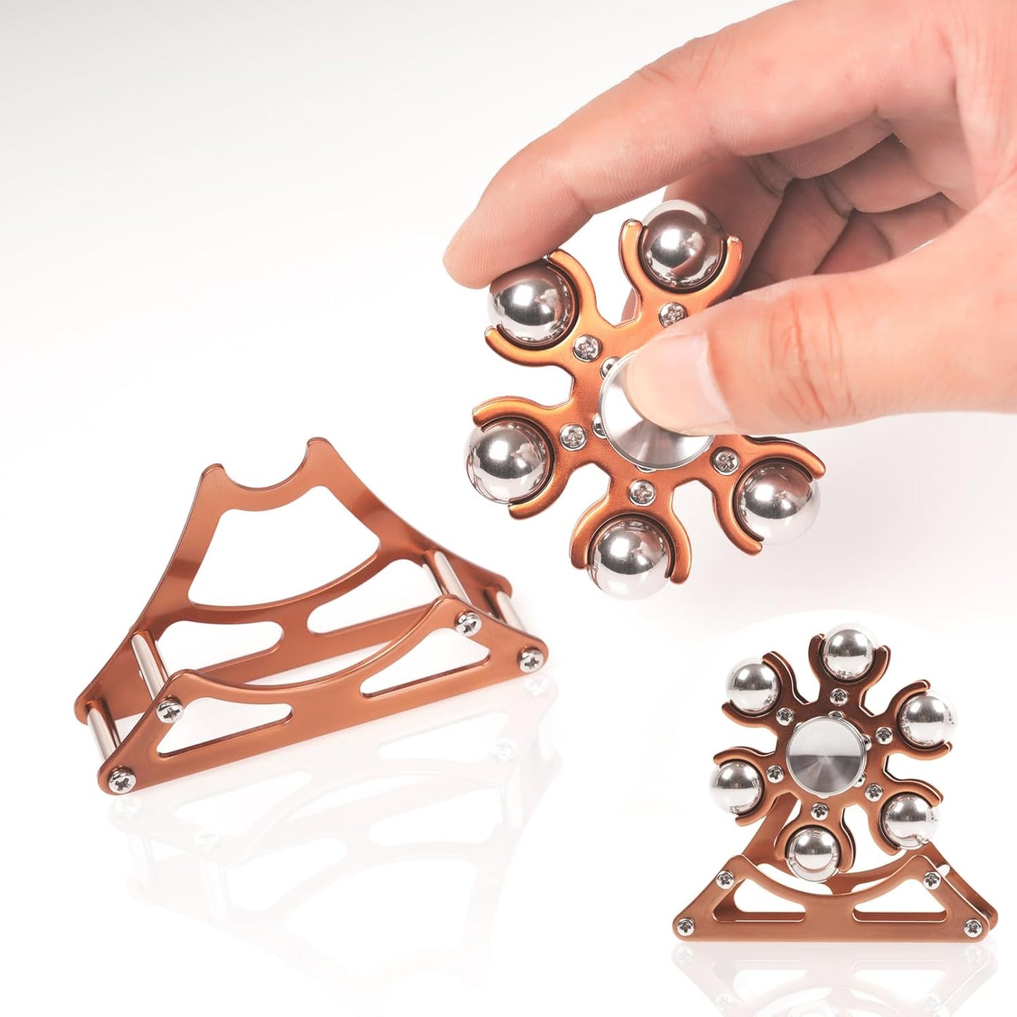 Desk-Fidget-Toys Ferris-Wheels-Spinner: Metal Kinetic-Fidget-Spinner 4mins, EDC-Toy Cool-Gadgets for School Office Christmas, ADHD Tools Gift Cool-Stuff Stress Relief Gift for Kid Children Teen Adult
