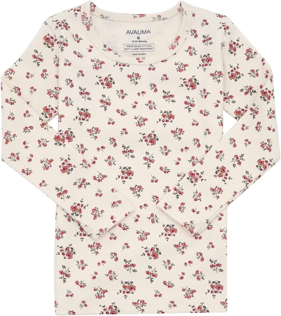 AVAUMA Baby Boys Girls Pajama Set 6M-7T Kids Cute Toddler Snug fit Pattern Design Pjs Cotton Sleepwear