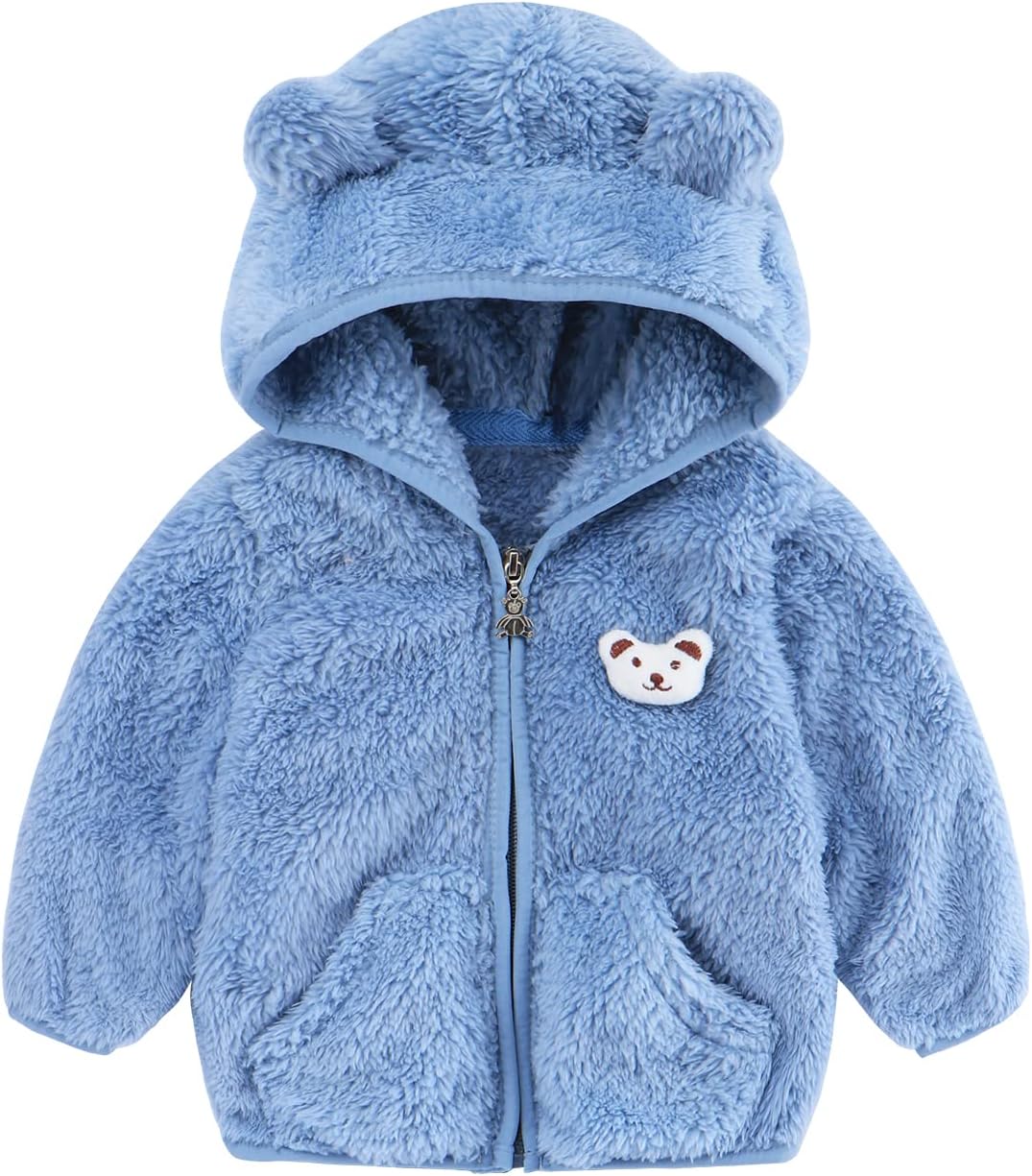 Baby Boy Fleece Jacket Girl Winer Clothes Coat Toddler Boy'S Clothing Sweater