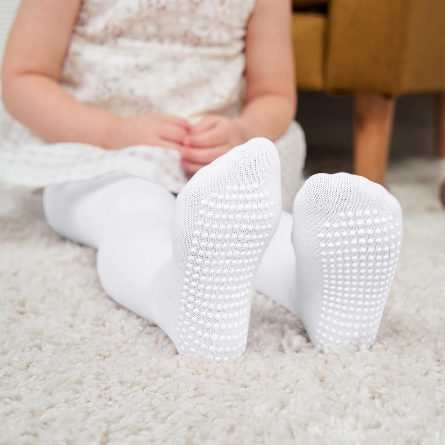 American Trends Baby Tights Non Slip Skid Baby Girl Tight Toddler Stocking Pants Cable Knit Infant Leggings