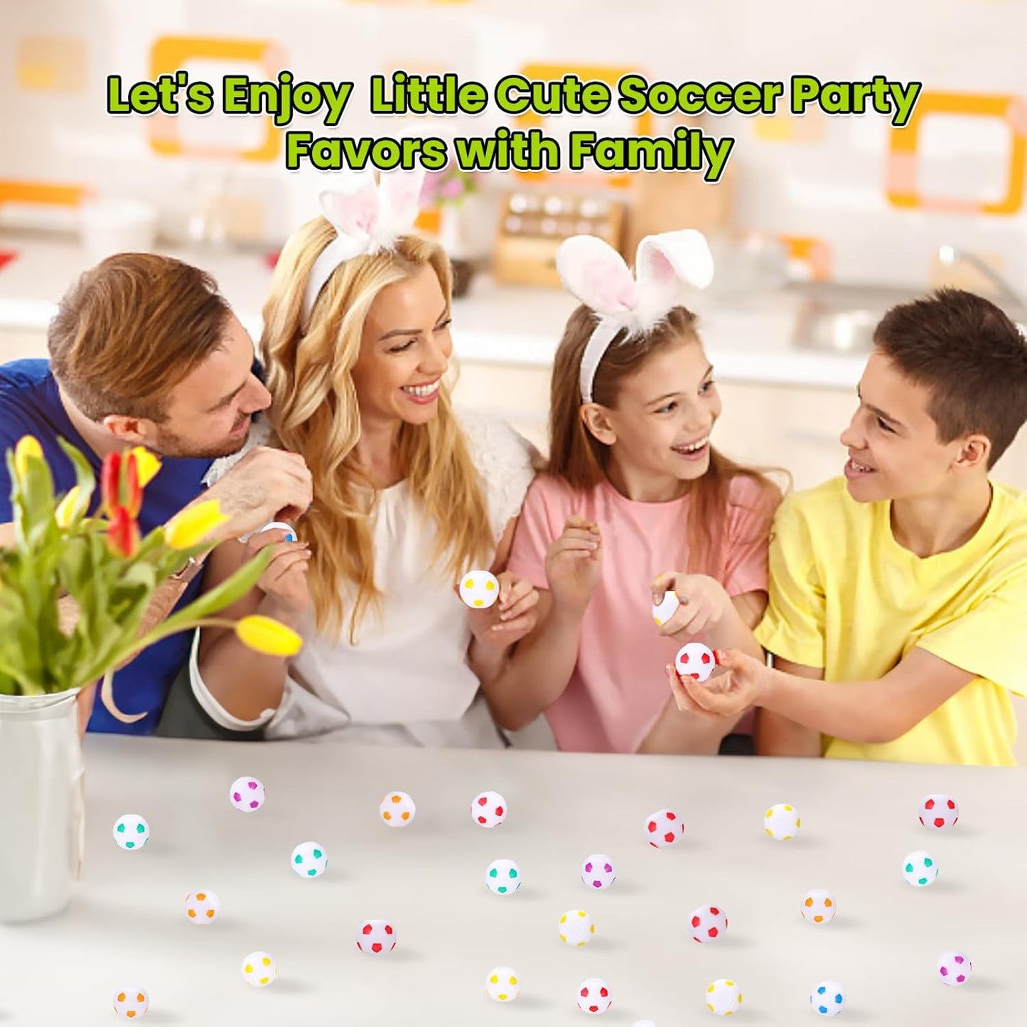 SCIONE 48 Pack Soccer Ball Fidget Spinner Soccer Party Favors for Kids 4-8 8-12 Goodie Bag Pinata Stuffers Classroom Prizes Kids Return Gifts for Birthday Halloween Party Sports Themed Party Favors