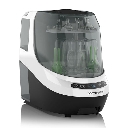 Baby Brezza Bottle Washer Pro - Baby Bottle Washer, Sterilizer + Dryer - All in One Machine Cleans Bottles, Pump Parts, & Sippy Cups - Replaces Hand Washing, Bottle Brushes and Drying Racks