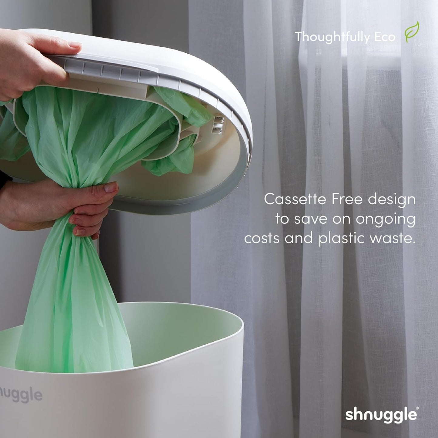 Changing Essentials Bundle - Squishy Changing Mat Taupe + Eco-Touch Diaper Bin + Better Bag Liners - Wipeable, Odor-Locking, Eco-Friendly, No Costly Refills