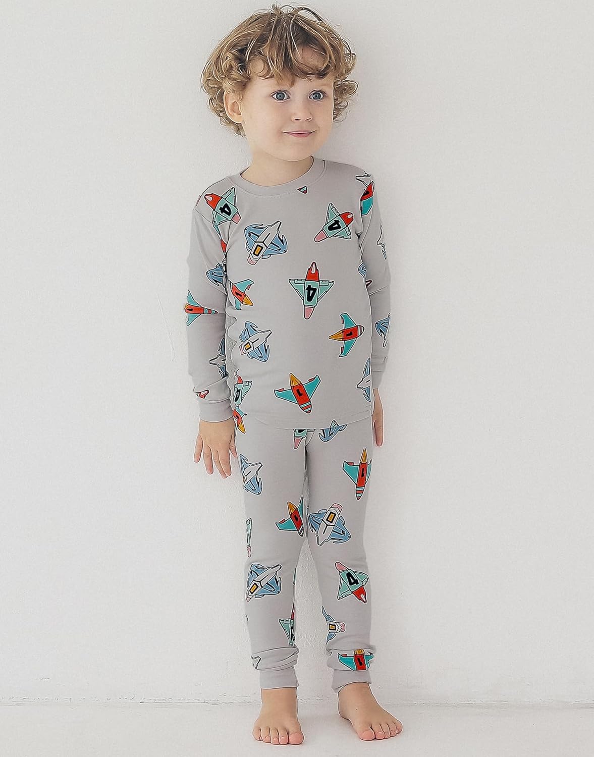VAENAIT BABY 6M-12Y Kids Unisex Girls & Boys Soft Comfy Modal Tencel Sleepwear Pajamas 2pcs or 4pcs Set