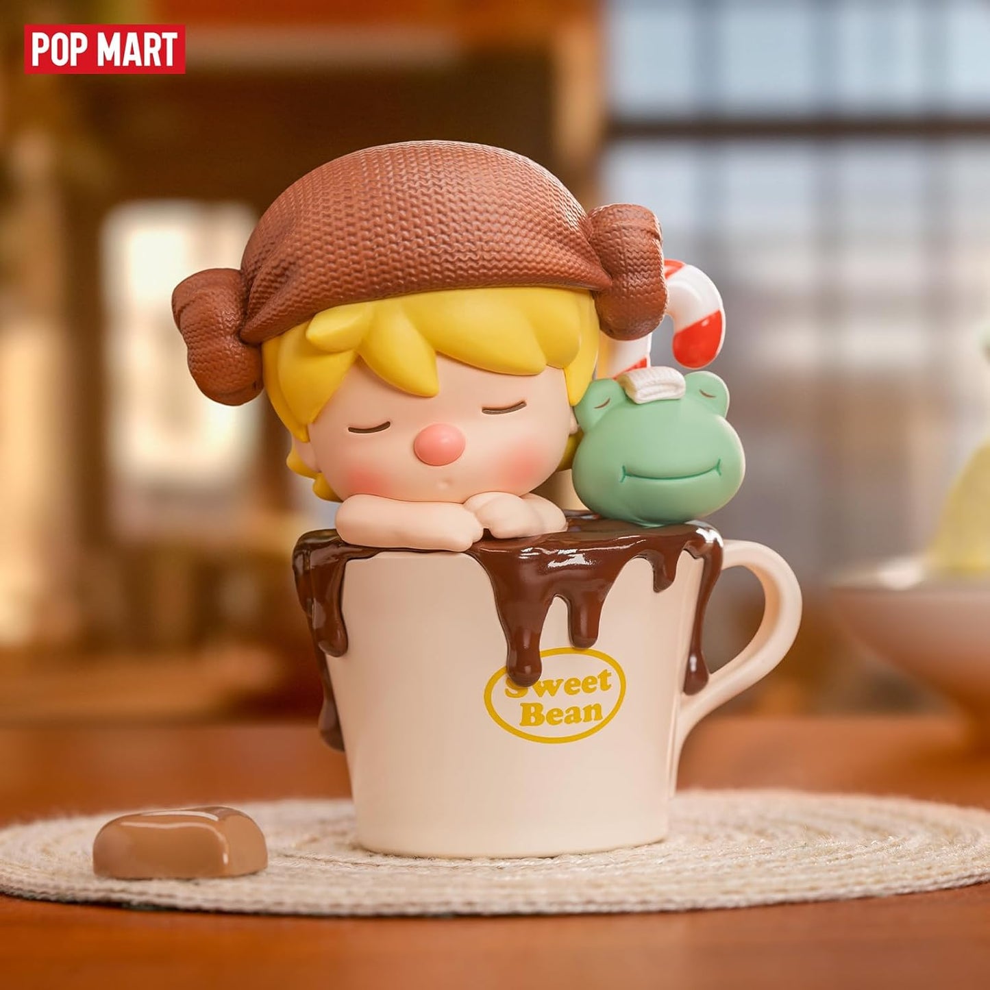 POP MART Sweet Bean Frozen Time Dessert Blind Box Figures, Random Design Mystery Toys for Modern Home Decor, Collectible Toy Set for Desk Accessories, 3PC
