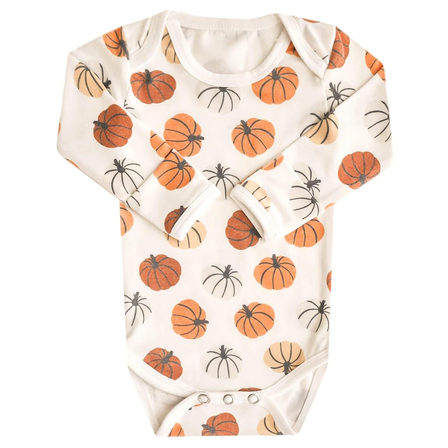 Copper Pearl Long Sleeve Bodysuit Baby: Ultra Soft Baby for Newborns, Boys, and Girls - Stylish, Comfortable, Overlap Shoulders, Premium Knit Fabric - 0-3 Months, Karver