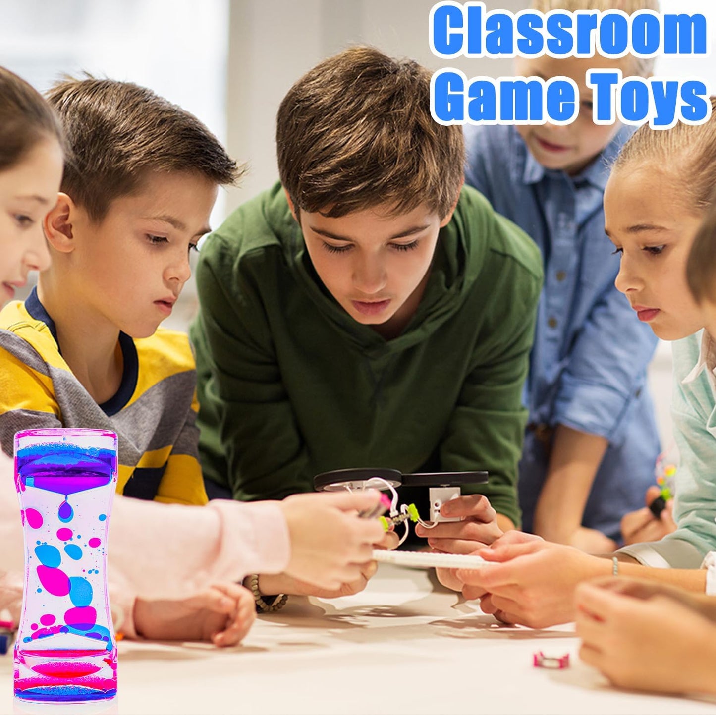 Liquid Motion Bubbler Sensory Toys,12 Pack Liquid Timer Fidget Toys for Adults, Calming Toys for Kids, Party Favors, Classroom Prizes, Christmas Goodie Bag Stuffers, Stocking Stuffers