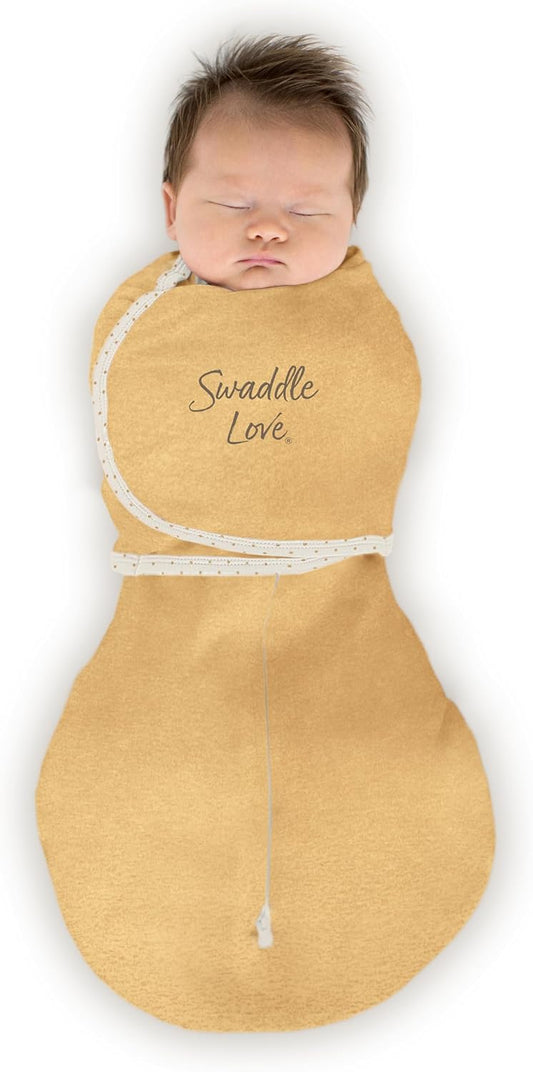 SwaddleDesigns 6-Way Omni Swaddle Sack Arms Up Swaddle for Newborn, More Options to Calm Startle Reflex, Improves Sleep