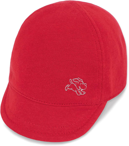 Keepersheep Baby Reversible Baseball Cap Infant Sun Hat, Cotton Knit Soft Brim for Infant Toddler, Summer Outdoor Unisex