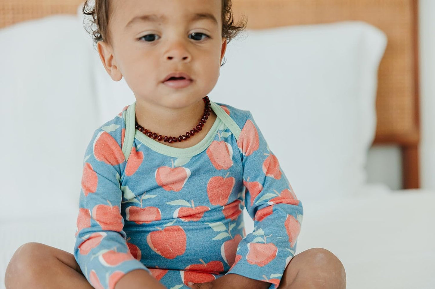 Copper Pearl Long Sleeve Bodysuit Baby: Ultra Soft Baby for Newborns, Boys, and Girls - Stylish, Comfortable, Overlap Shoulders, Premium Knit Fabric - 0-3 Months, Teacher