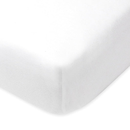HonestBaby unisex-baby Fitted Crib Sheets Set Standard Mattress, 100% Organic Cotton Baby Boys, Girls, Neutral, 1 Pack - Rainbow Stripe, One Size