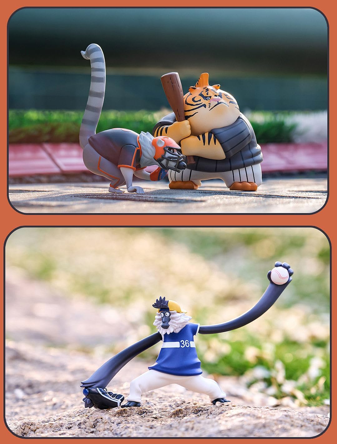 Animal Baseball Team Series Blind Box Figures 1PC Random Art Cute Sport Collectibles Birthday Gift