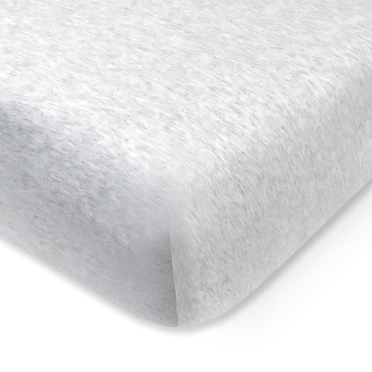 HonestBaby Unisex-Baby Fitted Crib Sheets Set Standard Mattress, 100% Organic Cotton Baby Boys, Girls, Neutral, 1 Pack - Sugar Swizzle, One Size