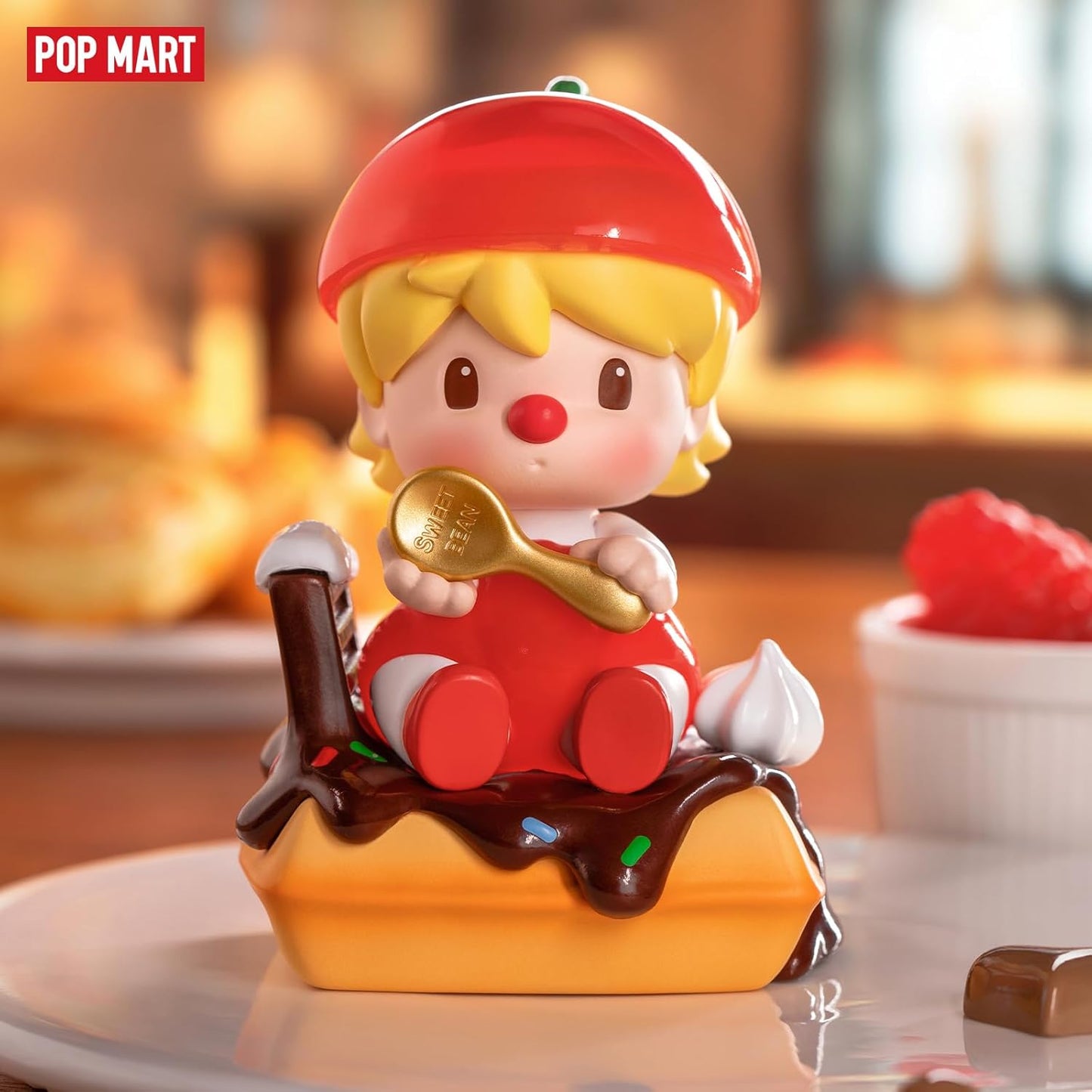 POP MART Sweet Bean Frozen Time Dessert Blind Box Figures, Random Design Mystery Toys for Modern Home Decor, Collectible Toy Set for Desk Accessories, 1PC
