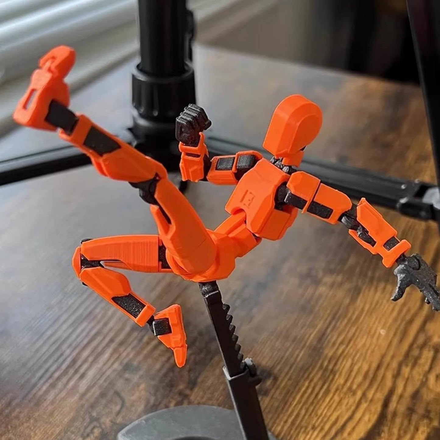 Titan 13 Action Figure, T13 Action Figures 3D Printed Multi-Jointed Movable, Nova 13 Action Figure Lucky 13 Action Figure Dummy 13 Action Figure, Game Gifts Valentines Gifts (Orange)