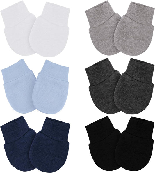 Baby Mittens No Scratch Mittens Infant Soft Gloves Mittens for 0-6 Months Boys Girls