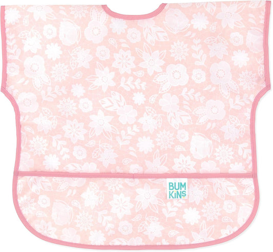 Bumkins Bibs - Toddler Bibs, Waterproof, Large for 1-3 Years, Short Sleeve