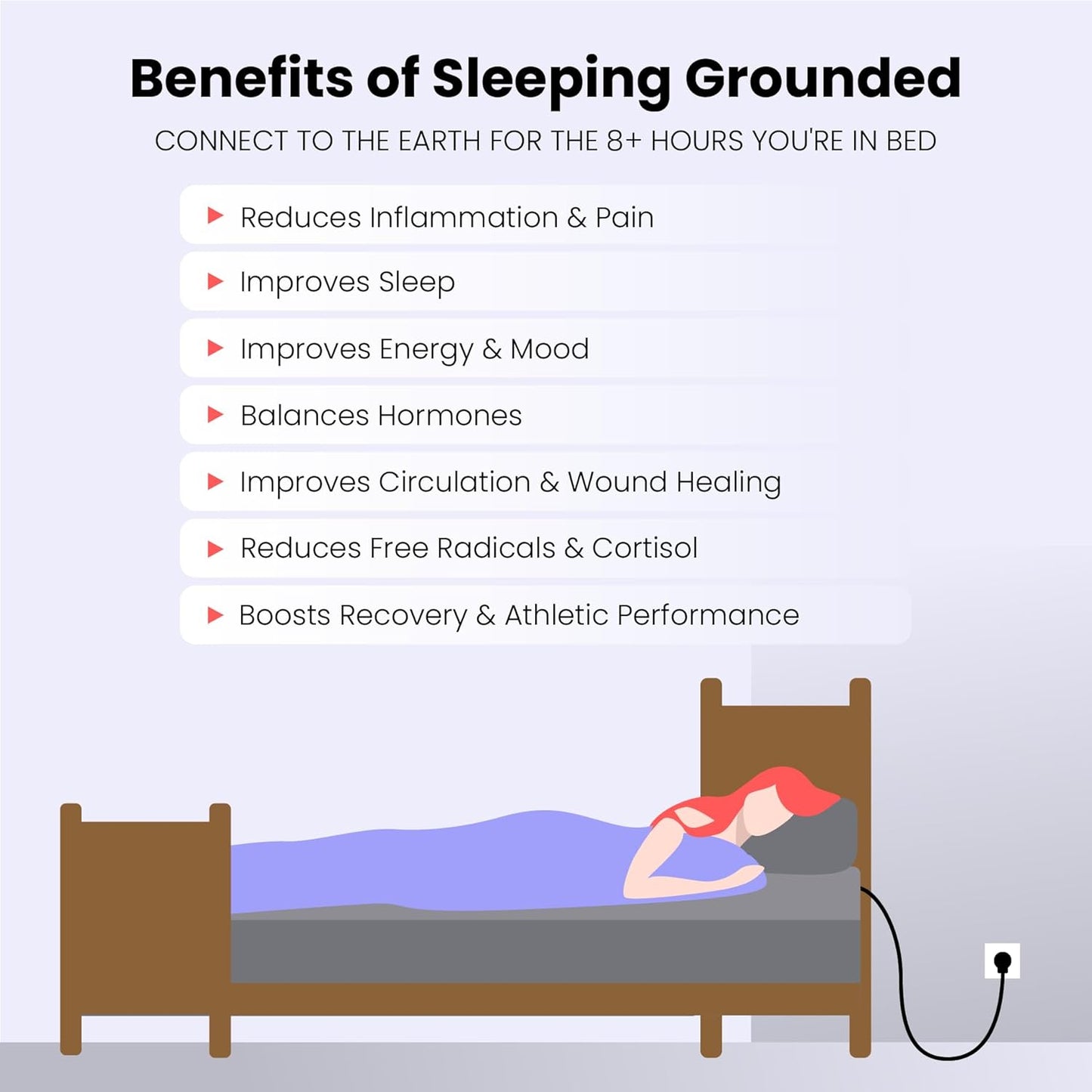 Hooga Grounding Crib Sheet, Organic Fitted Grounded Sheet for Baby Crib, Earth Connected Bedding (52”x28”x8”) Pure Silver Fiber and Cotton, Grounding Cord Included. Off White