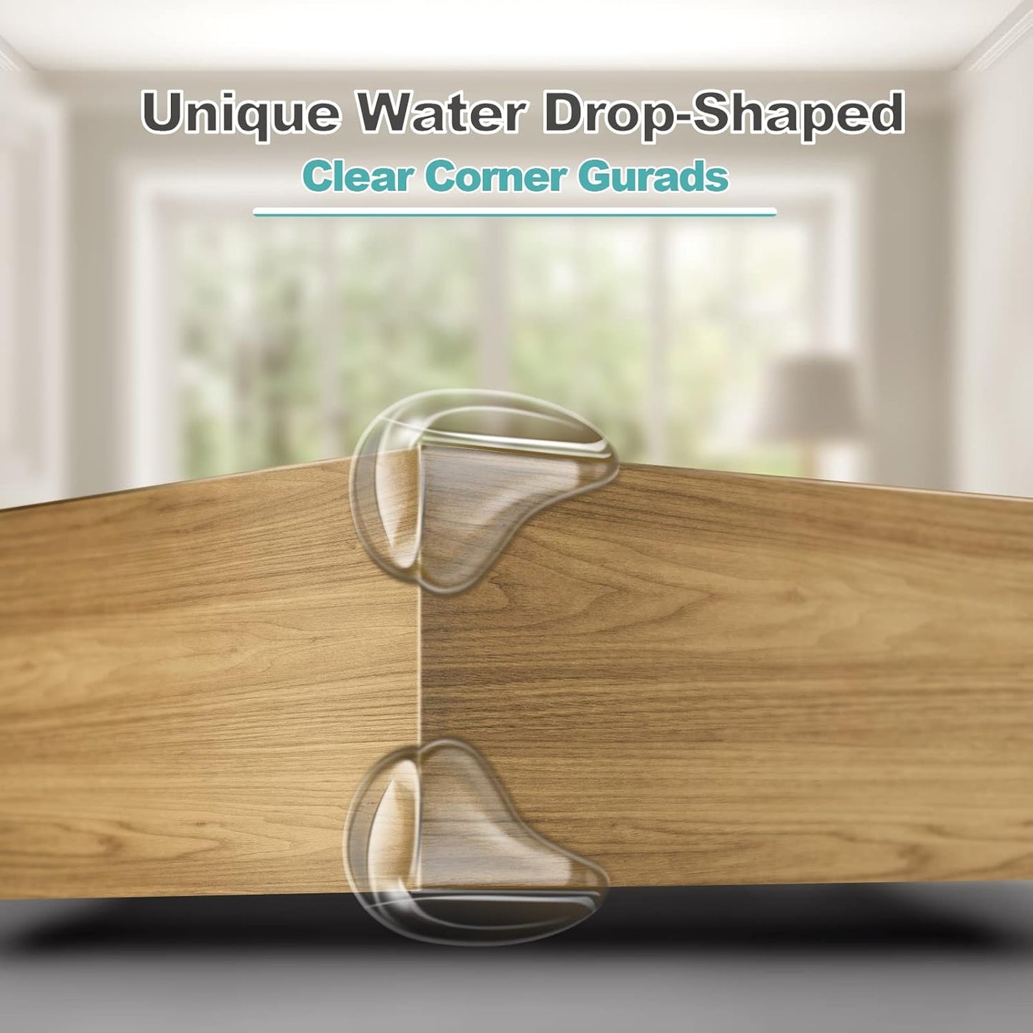 12 Pack Corner Protector Baby Clear Corner Guards Sharp Corner Cover Bumper Stop Head Injuries Tables, Furniture & Sharp Corners Baby Proofing