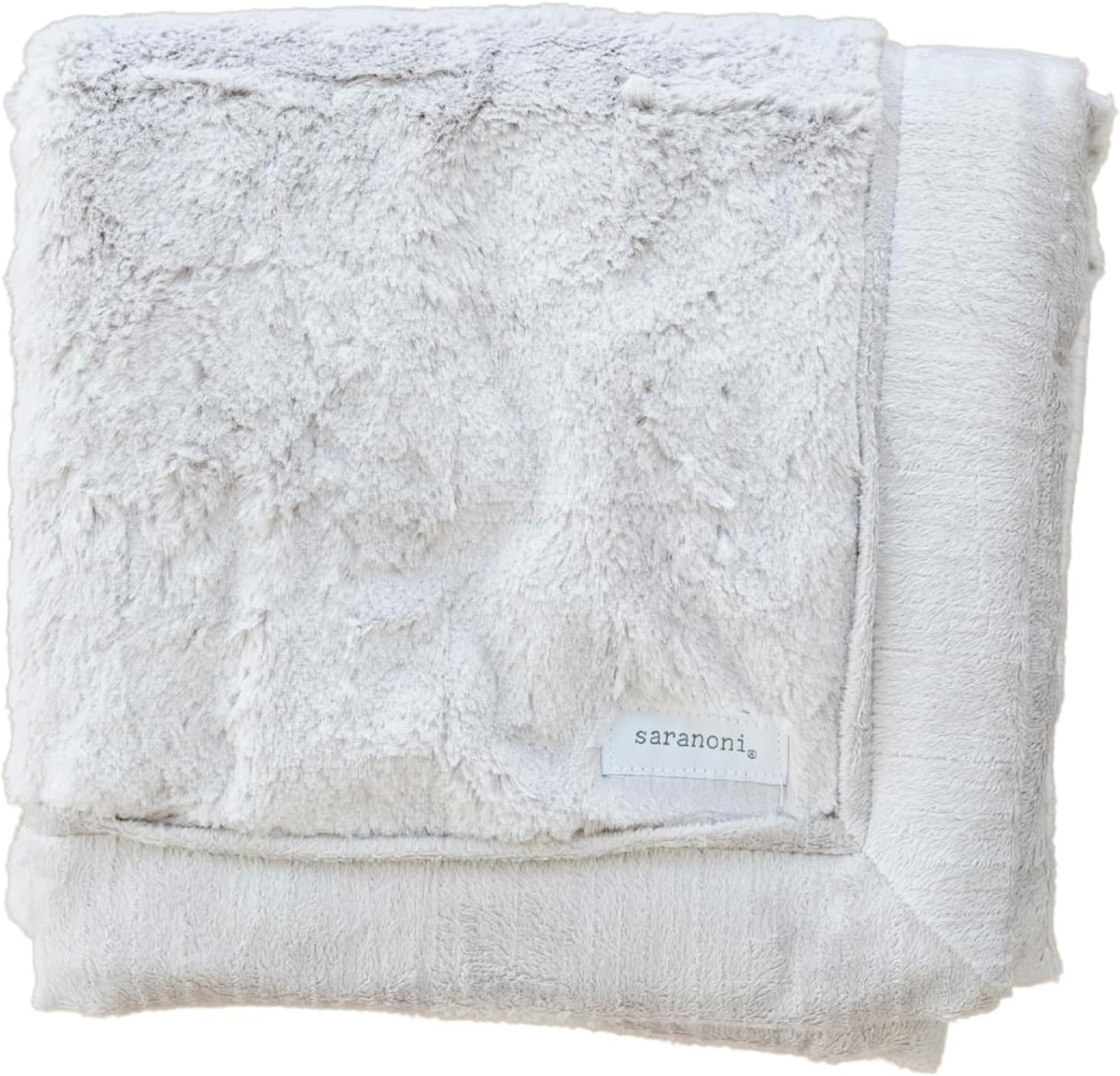 SARANONI Receiving Blankets for Babies Super Soft Boutique Quality Lush Luxury Baby Blanket (Feather, Receiving Blanket 40" x 30")