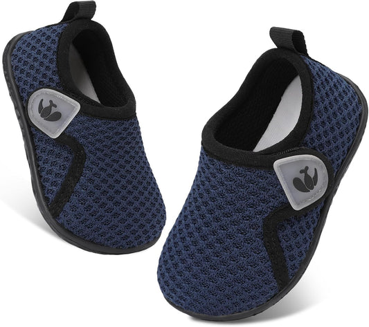 FEETCITY Baby Boys Girls First Walking Shoes Infant Sneakers Crib Shoes Breathable Lightweight Slip On Shoes