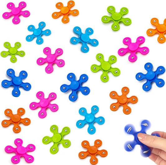 32 Pack High Speed Bearing Quiet Fidget Spinners Bulk, Stress Relief Sensory Fidget Toys Bulk for Kids, Birthday Return Gift Party Favors Classroom Prize Student Gifts Stocking Stuffers (32)