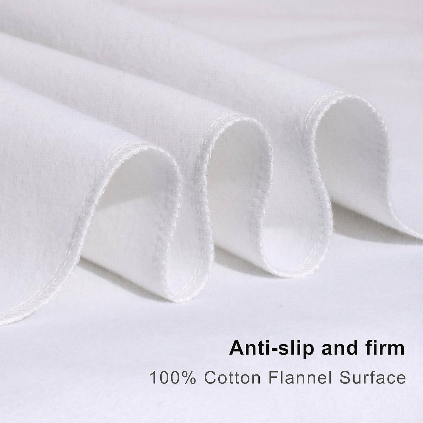 Flannel Crib Protector Pad，100％ Waterproof Mattress Protector Pad, One Size, 27" X 39"