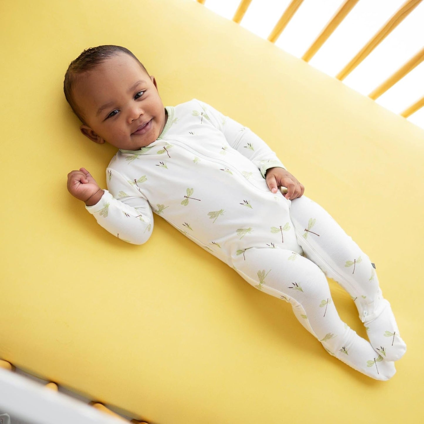 KYTE BABY Unisex Zipper Closure Footies, Rayon Made From Bamboo, 0-24 Months