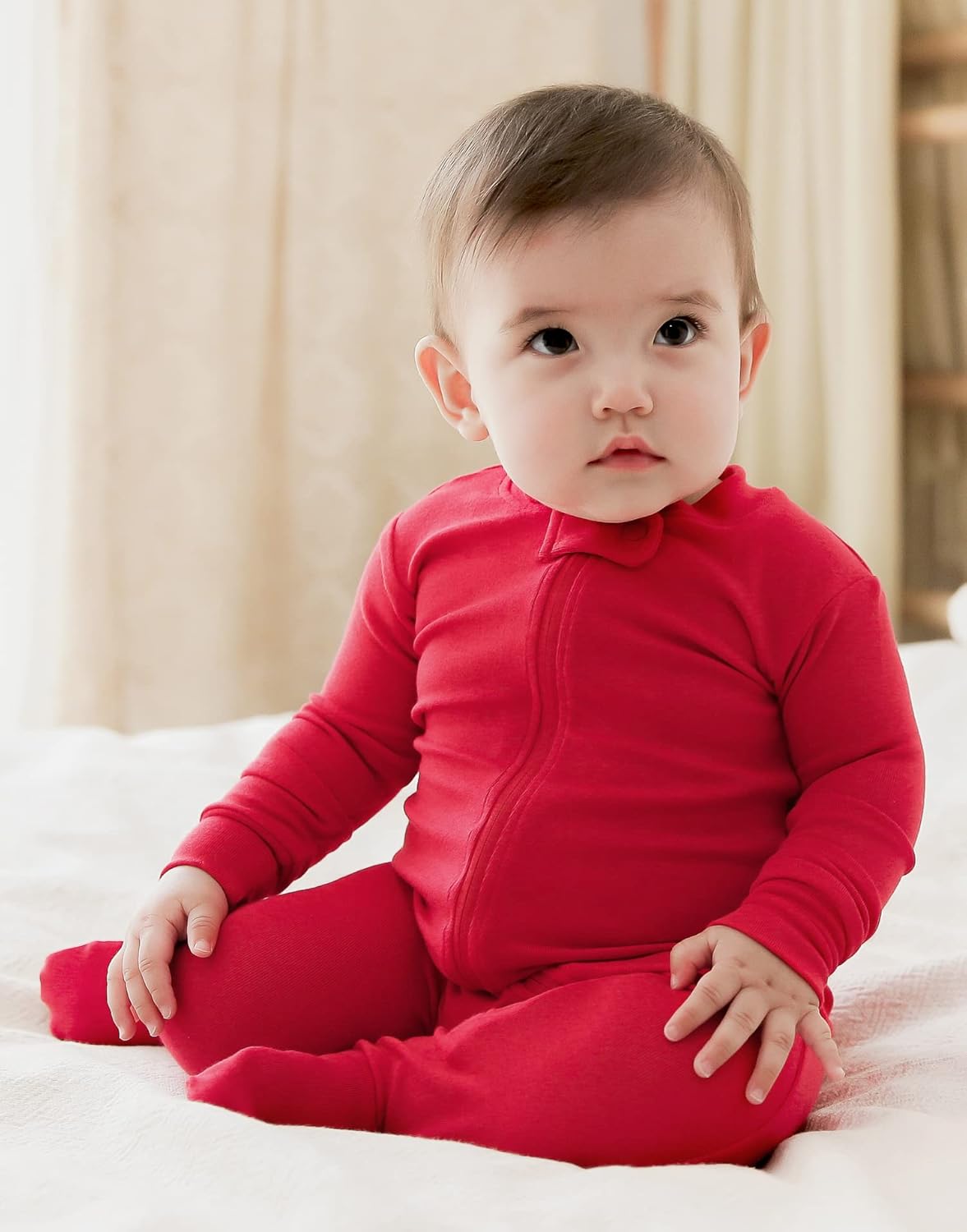 VAENAIT BABY Infant Toddler Boys Girls Footed One-Piece Sleep and Play Premium Modal Pajamas 1-2 Pieces