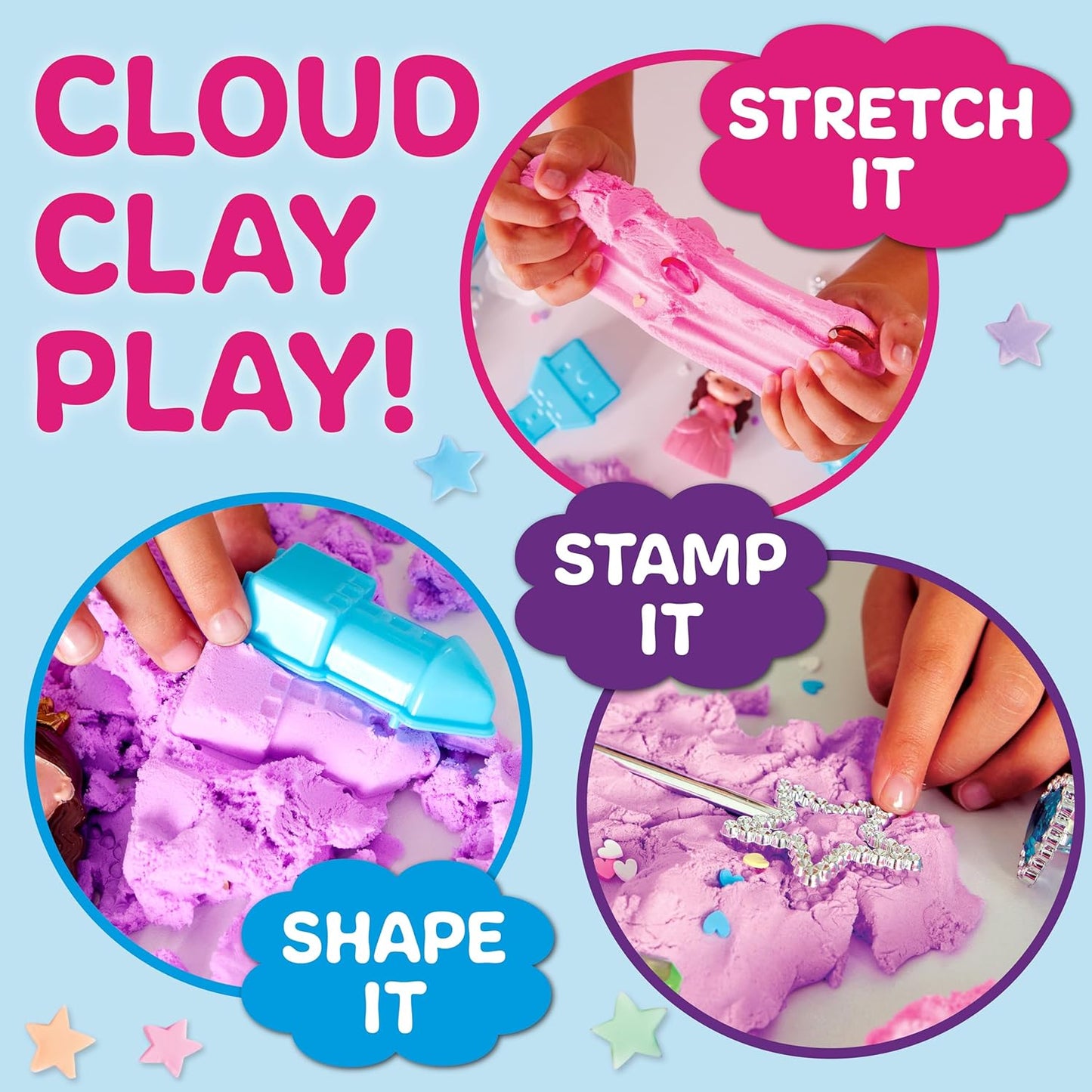 Creativity for Kids Sensory Pack: Princess - Calm Down Corner and Sensory Bin Filler Supplies, Car Activities for Kids, Princess Gifts for Girls, Sensory Toys for Toddlers Ages 3-4+