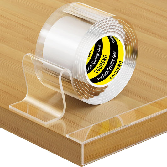 Clear Edge Protector,Safe Corner Protector, Anti-Sharp Edge Protector, for Furniture, Drawers, Tables, Cabinets 2inX6.56FT