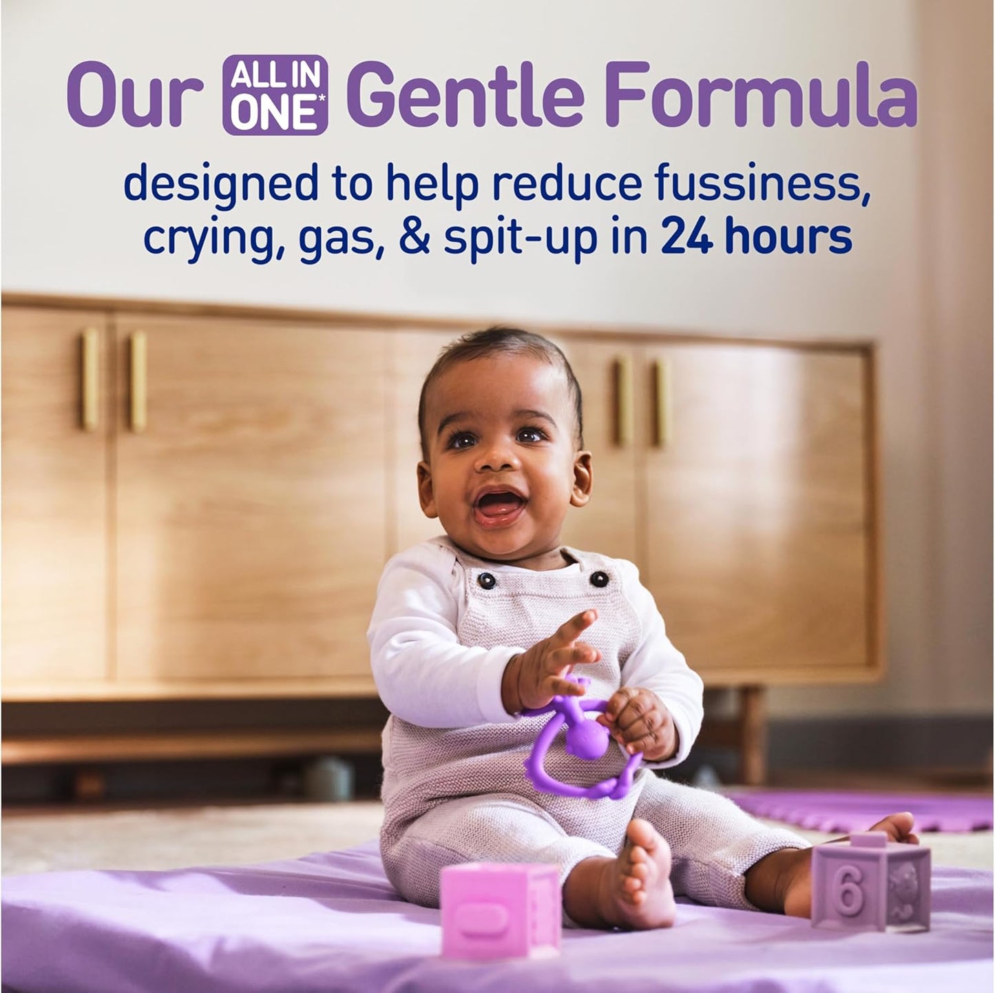 Enfamil NeuroPro Gentlease Baby Formula, Infant Formula Nutrition, Brain and Immune Support with DHA, Proven to Reduce Fussiness, Crying, Gas and Spit-up in 24 Hours, Liquid Bottle, 2 Oz, 48 Total