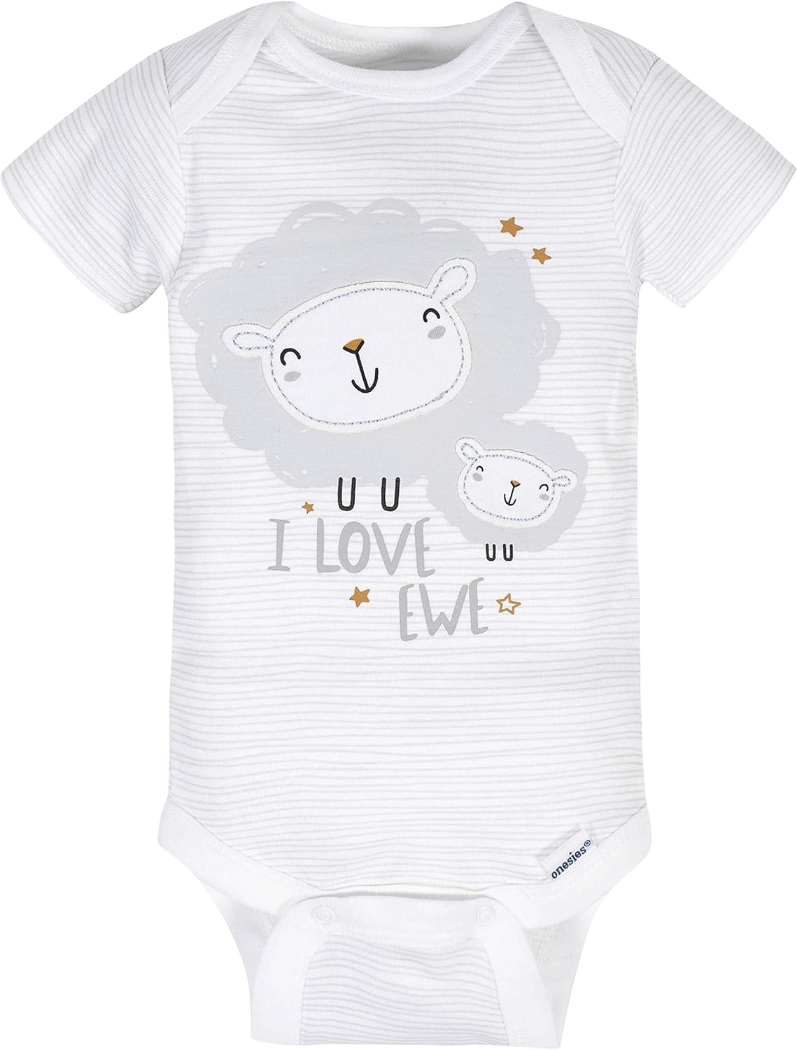 Gerber Baby 8-Pack Short Sleeve Onesie Bodysuits