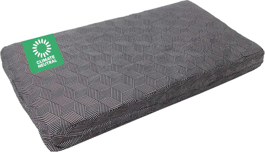 Molly Mutt Large Crib Mattress Cover - Rough Gem Print - Measures 27”x52”x5”- 100% Cotton - Durable - Breathable - Sustainable - Machine Washable Dog Bed Cover