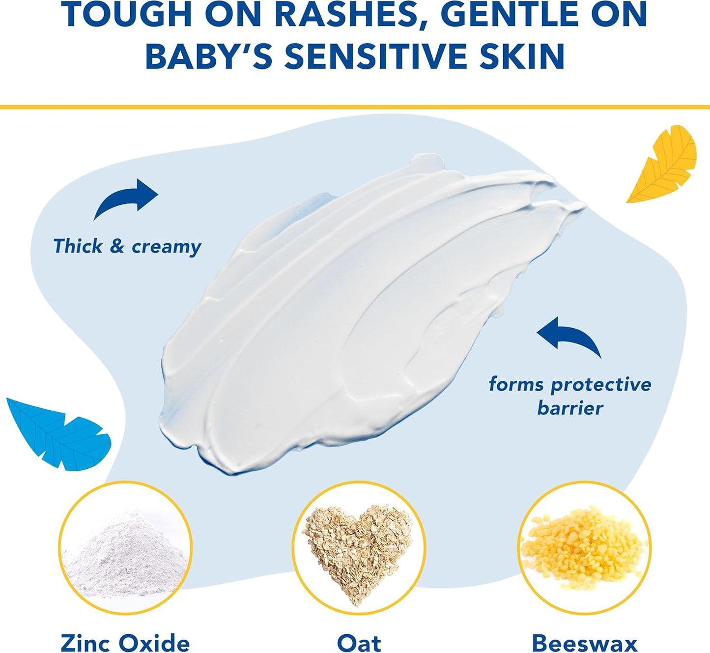 Triple Paste Diaper Rash Cream and Spatula Bundle - 8 oz Zinc Oxide Ointment and Spatula Treatment, Soothe and Prevent Rash with a Pediatrician-Recommended Hypoallergenic Formula