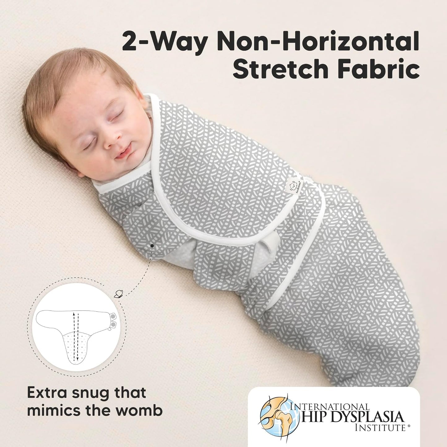3-Pack Organic Baby Swaddle Sleep Sacks - Swaddles for Newborns, Infant 3-6 Months, Baby Girls, Boys, Soft & Snug Newborn Sleep Sack, Nursery Swaddling Blankets (Nordic, L)