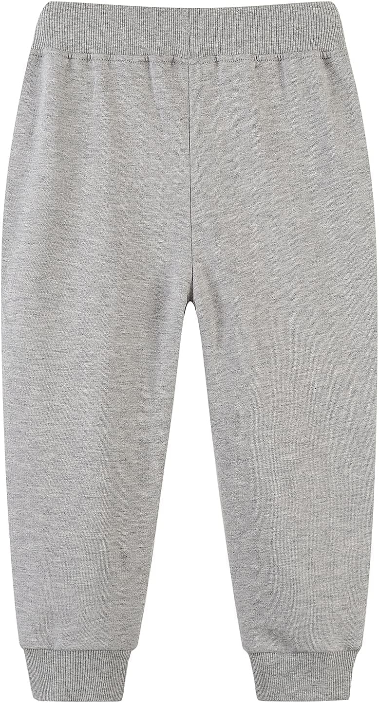 Bumeex Baby and Toddler Boys' 2-Pack Pull on French Terry Pants 1-7Y