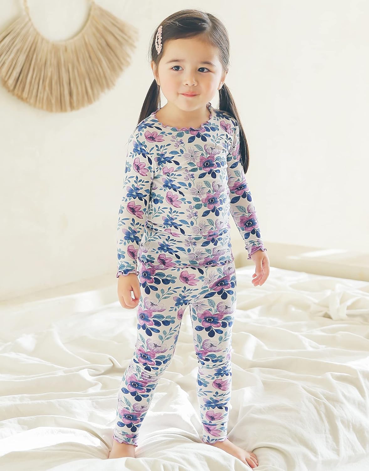 VAENAIT BABY 6M-12Y Kids Unisex Girls & Boys Soft Comfy Modal Tencel Sleepwear Pajamas 2pcs or 4pcs Set