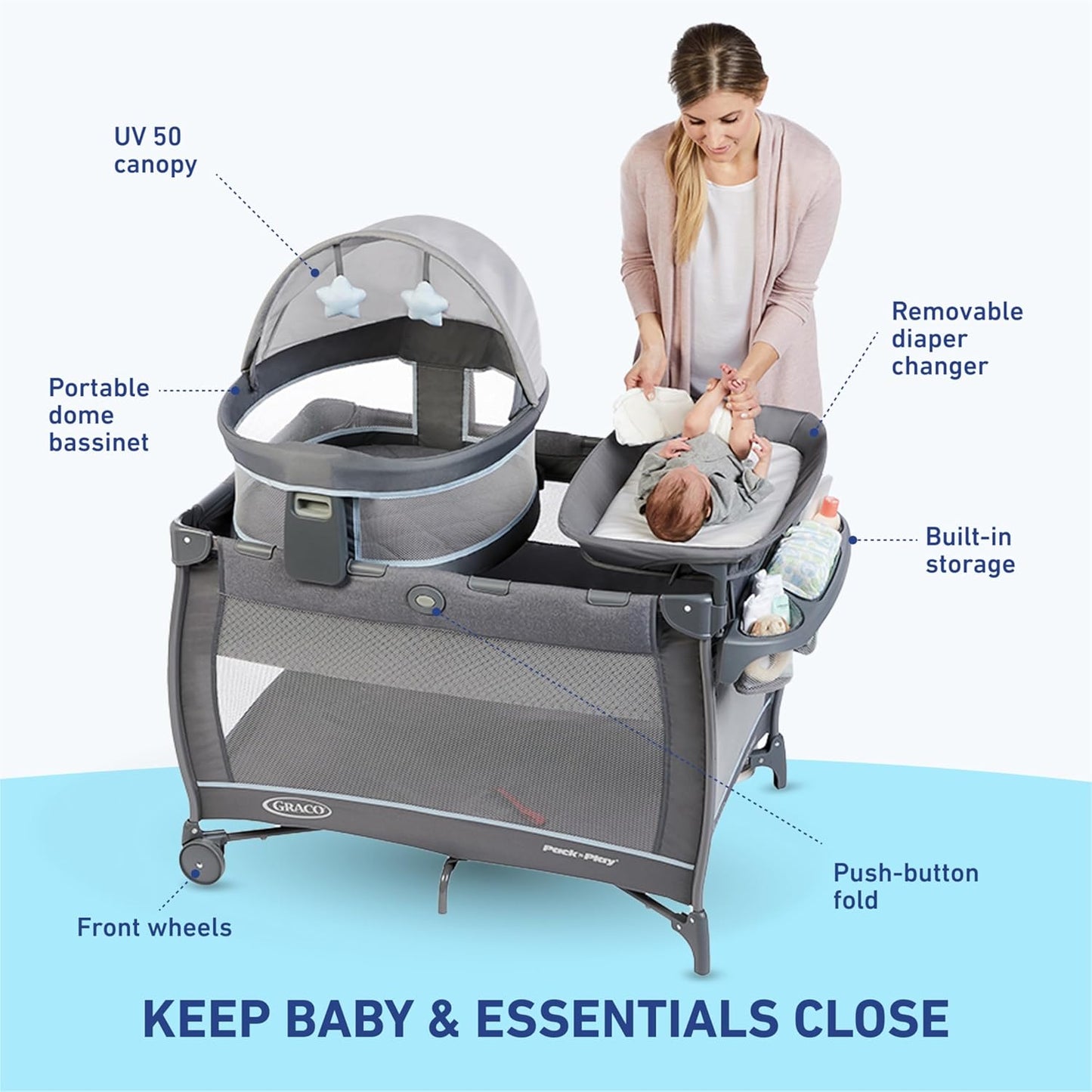 Graco® Pack ‘n Play® Travel Dome™ DLX Playard