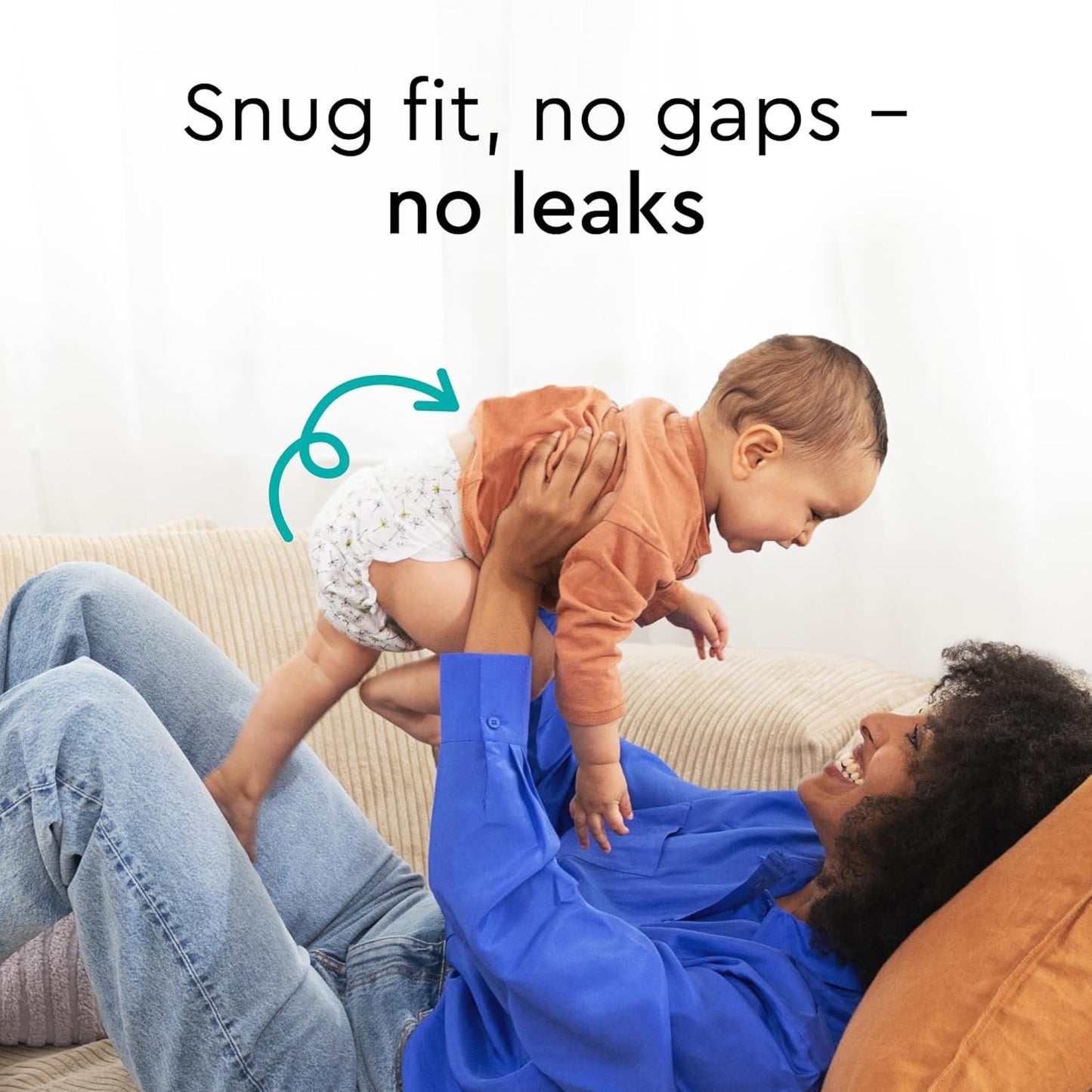 Baby Diapers - Size 4 (20-31 lbs), Half-Monthly Supply (75 Count), Leak Protection, Skin-Friendly, Ultrasoft, Perfume- & Chlorine-Free, Hypoallergenic, Dermatologist Tested, Oeko-TEX®