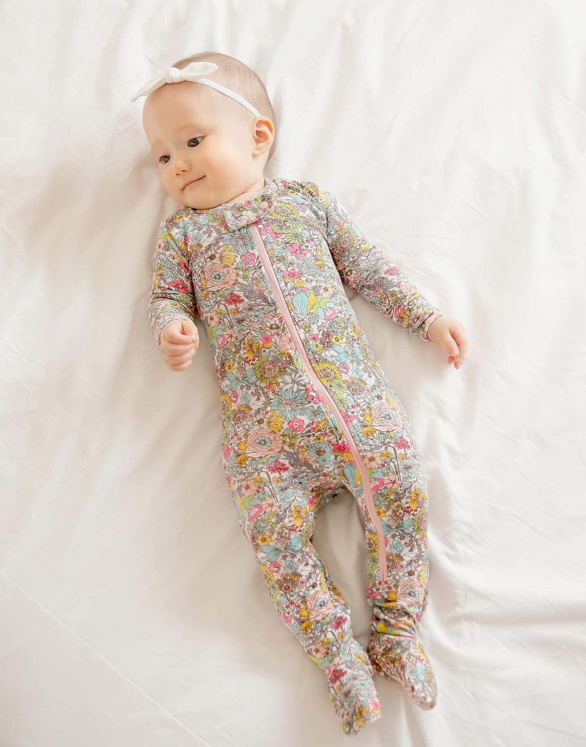 VAENAIT BABY Infant Toddler Boys Girls Footed One-Piece Sleep and Play Premium Modal Pajamas 1-2 Pieces