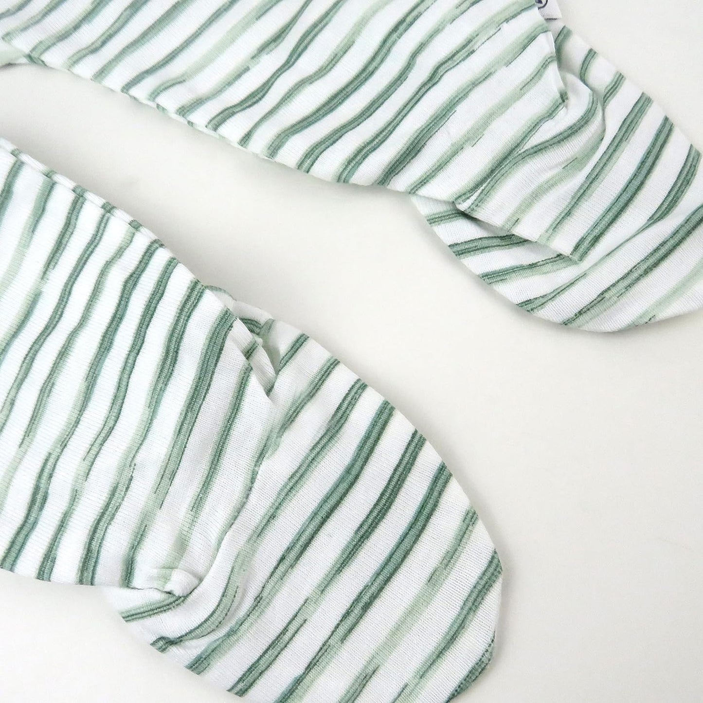 HonestBaby 3-pack Footed Pants Roomy Fit Pull on Bottoms 100% Organic Cotton for Infant Baby Boys, Girls, Unisex