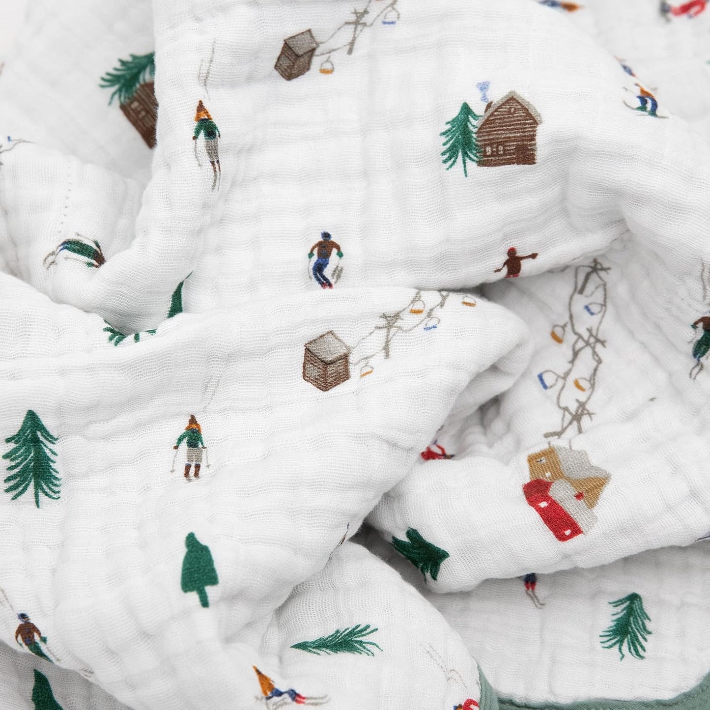 Little Unicorn Original Premium Cotton Quilt | Multi-Layered & Extra-Soft Muslin Fabric |for Babies & Toddlers (Powder Party)