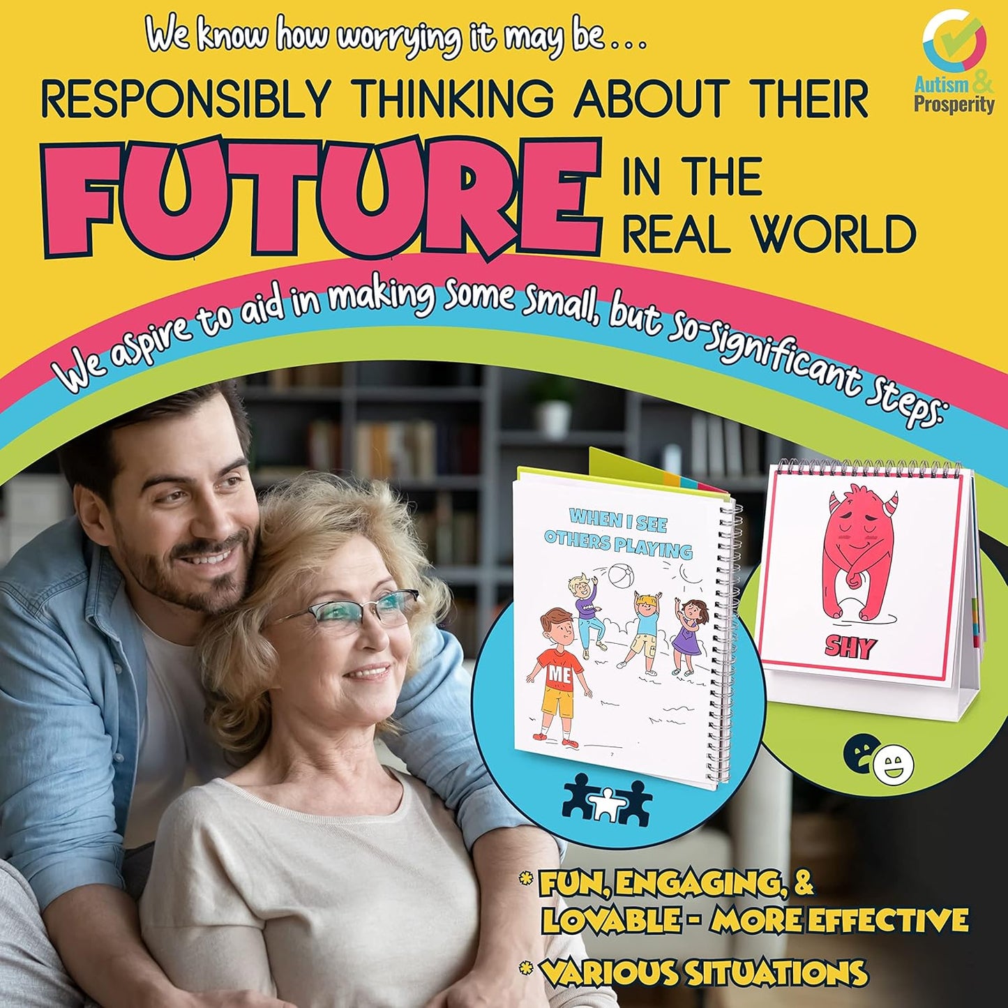 Kids Emotions & Social Life Skills Autistic Children Set ASD Child Boys Girl Teen Learning Materials Toys Game Sensory Special Needs No 1-3 Toddlers Age Gifts 3 4 5-7 8-12 Products