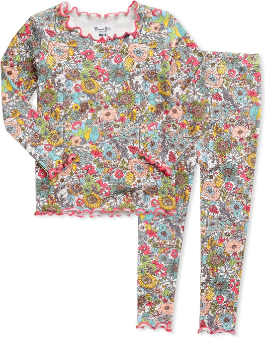 VAENAIT BABY 6M-12Y Kids Unisex Girls & Boys Soft Comfy Modal Tencel Sleepwear Pajamas 2pcs or 4pcs Set
