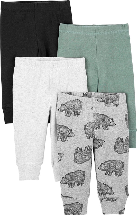 Simple Joys by Carter's Unisex Babies' Pant, Pack of 4